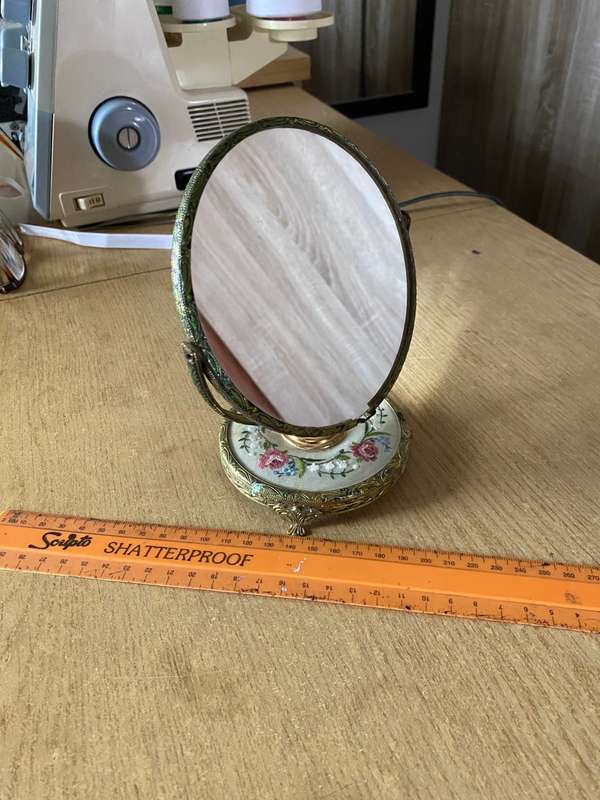 Vintage swivel mirror